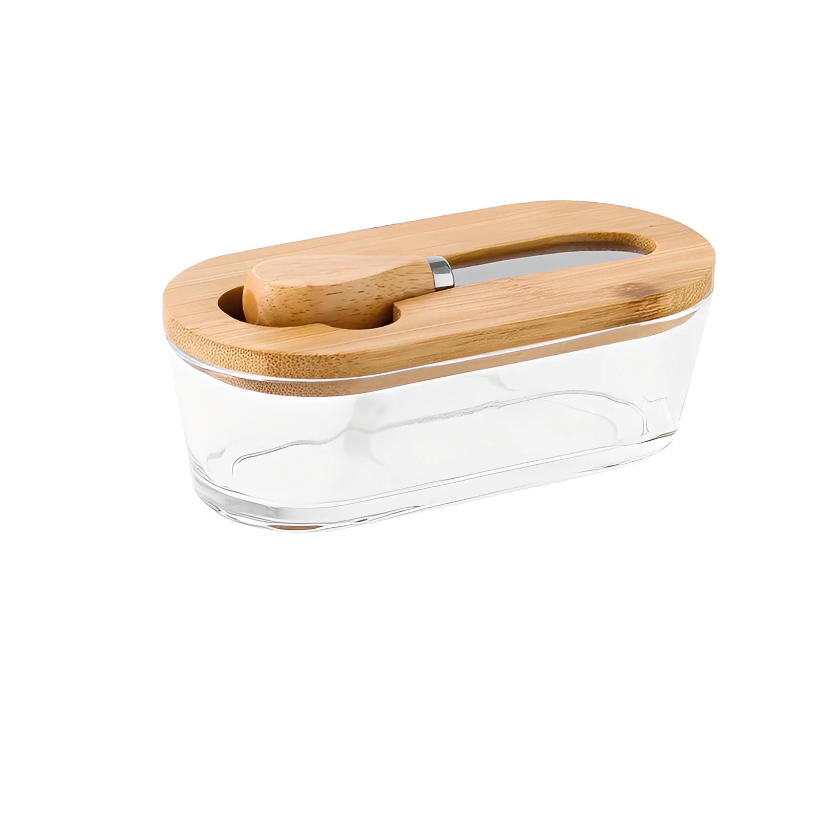 Wells Glass Butter Dish - Image 7