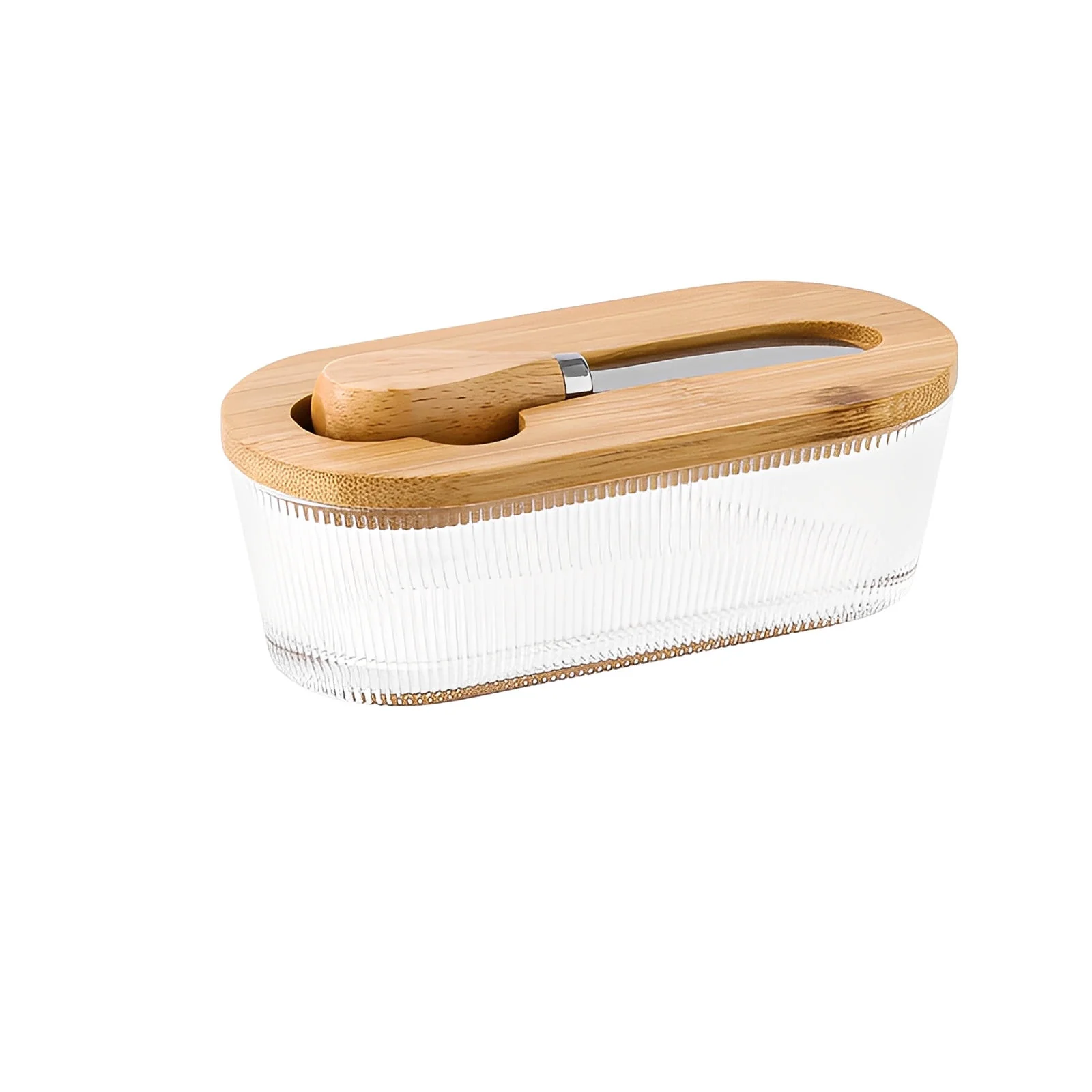 Wells Glass Butter Dish - Image 8