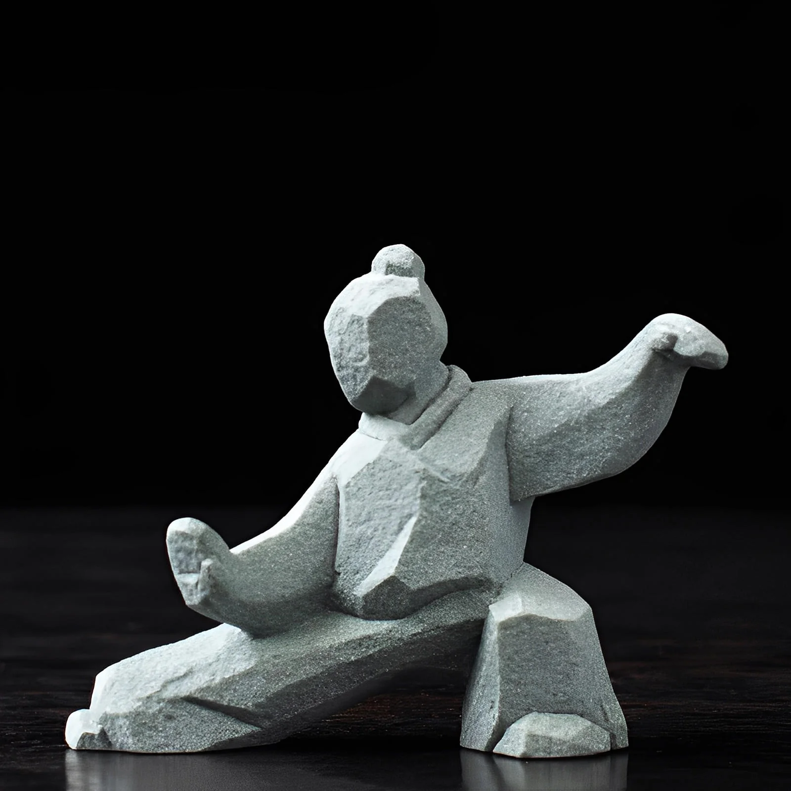 Wushu Flow Stone Figurines - Image 2