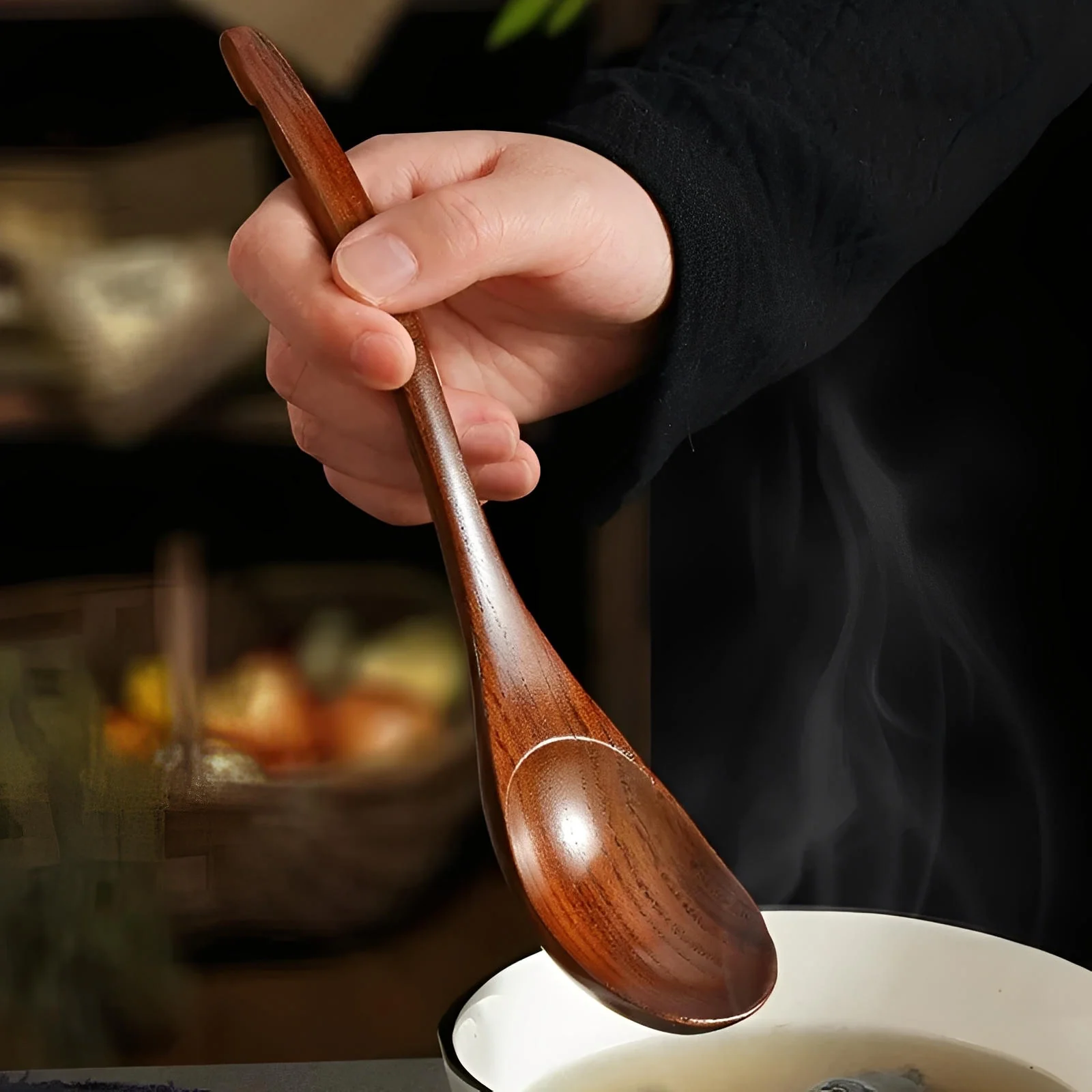 Yora Walnut Wood Spoons - Image 3
